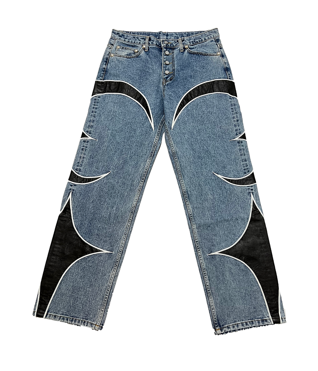 THUG CLUB TC RISE DENIM EMB PANT-