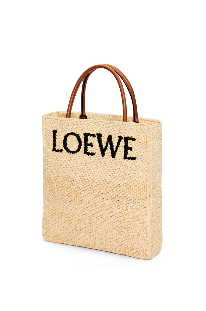 Loewe A5 Raffia Tote Bag