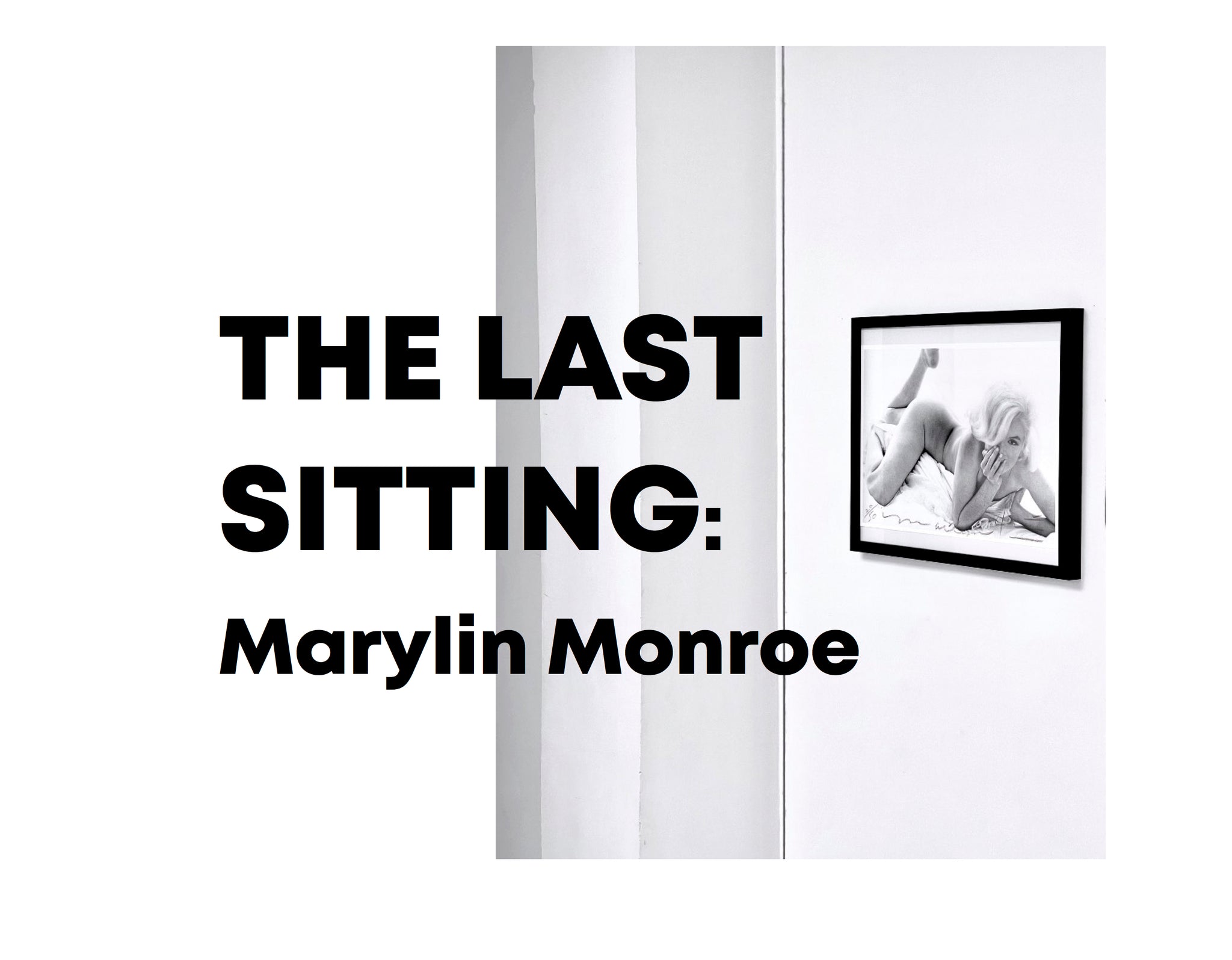 IN-STORE EXHIBITON: THE LAST SITTING