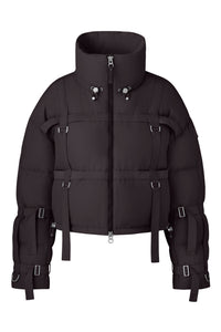 Cropped Down Strap Puffer Graphite
