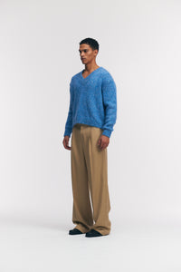 Wide Wool Pants