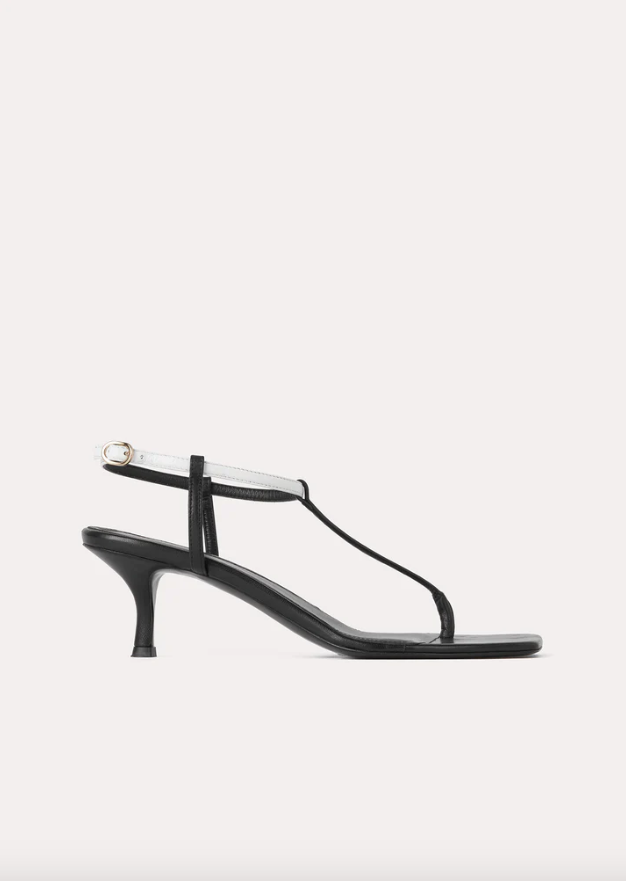 The Bicolor Leather Sandal