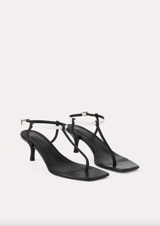 The Bicolor Leather Sandal