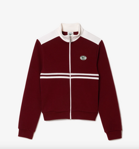 Sporty&Rich x Lacoste Pique Track Jacket Pinot/Farine