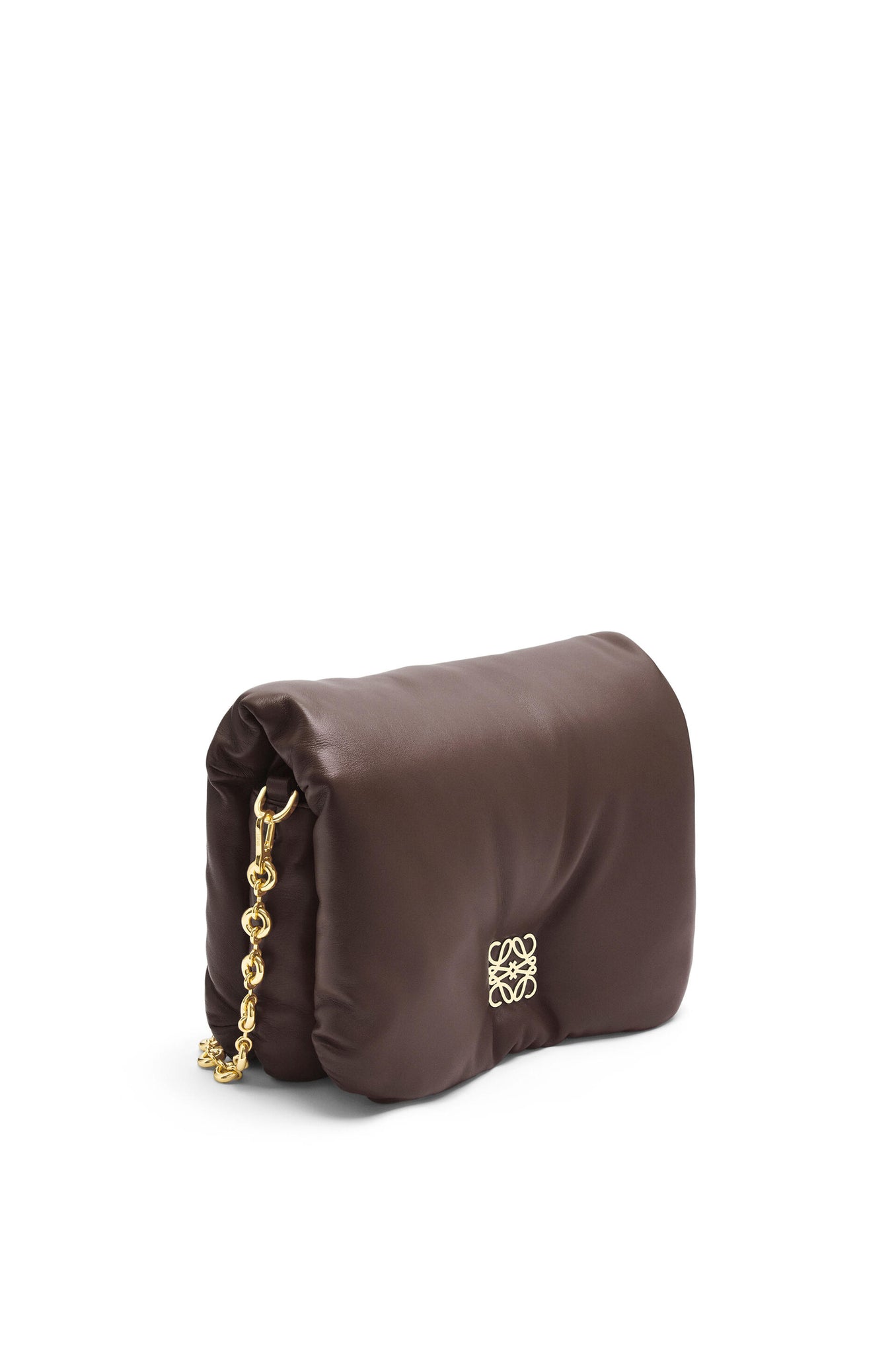 Loewe Goya borwn padded cross-body bag