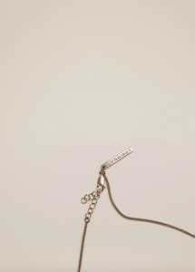 Mini Y Necklace Silver