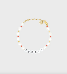 Sporty Pearl / Bead Bracelet