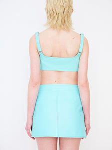 Vinyl Skirt Reedition Turquoise